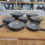 سرویس قابلمه گرانیت ۱۴ پارچه لیماک - طرح ایتالیایی - Image 3