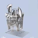 ست 52 پارچه قاشق و چنگال استیل کد un-5711