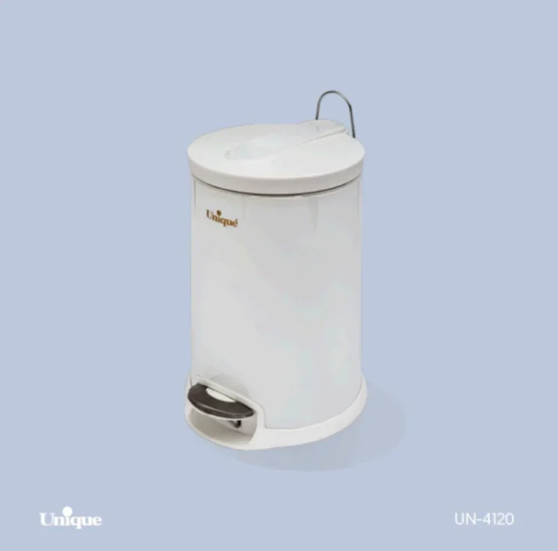 سطل زباله 16 لیتر سفید یونیک کد un-4130 - Image 1