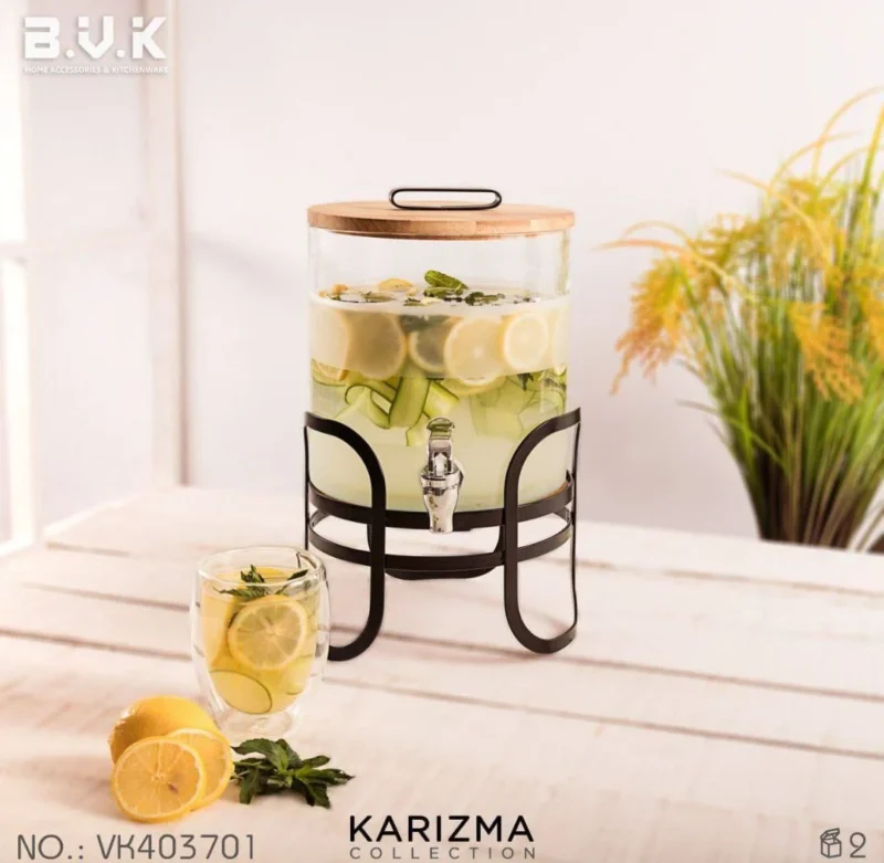 کلمن شیشه ای طرح کاریزما برند B.V.K کد vk403701 - Image 1