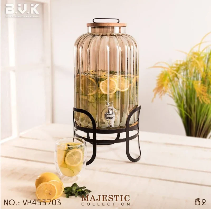 کلمن شیشه ای طرح کاریزما برند B.V.K کد 453703 vk - Image 1