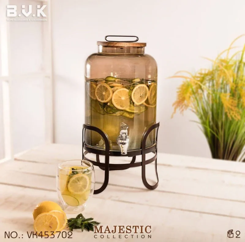 کلمن شیشه ای طرح کاریزما برند B.V.K  کد453702 vk - Image 1