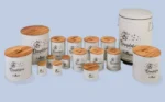 سرویس آشپزخانه 16 پارچه یونیک فانتزی کرم قاصدک قهوه ای کد un-9083