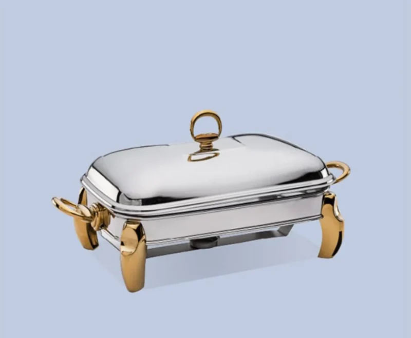 سوفله مستطیل متوسط پافیلی یونیک طلایی کد un-3104 - Image 1
