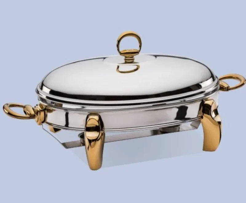 سوفله بیضی کوچک پافیلی یونیک طلایی کد un-3112 - Image 1