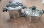 ‫زودپز دو قلو 4 + 6 لیتر(درب مشکی)‬‏ برند ام جی اس MGS کد کالا 202P