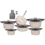 سرویس آشپزخانه 15 پارچه رنگی برند ام جی اس MGS کد کالا KSC 5502
