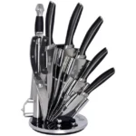 سرویس کارد ۹ پارچه مشکی برند ام جی اس MGS کد کالا S-K65006-T9(A4D)