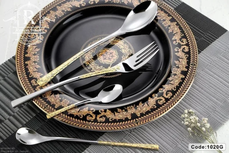 سرویس قاشق چنگال رزنباخ  161 پارچه روزنباخ (36 نفره بدون باکس) کد 1020G - Image 1
