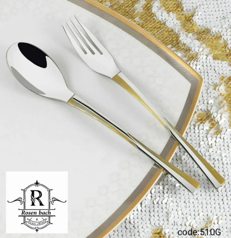 سرویس قاشق چنگال رزنباخ  161 پارچه روزنباخ (36 نفره بدون باکس) کد 510G - Image 1