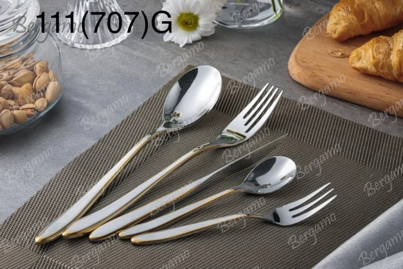 سرویس قاشق وچنگال 38 پارچه 6 نفره برگامو کد 111(707)G Bergamo - Image 1