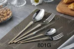 سرویس قاشق وچنگال 38 پارچه 6 نفره برگامو کد 801G Bergamo