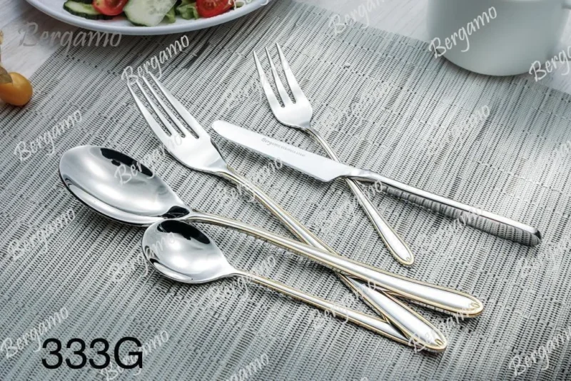 سرویس قاشق وچنگال 38 پارچه 6 نفره برگامو کد 333G Bergamo - Image 1