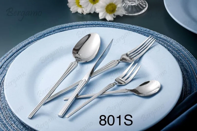 سرویس قاشق وچنگال 52 پارچه 12 نفره برگامو کد 801S Bergamo - Image 1