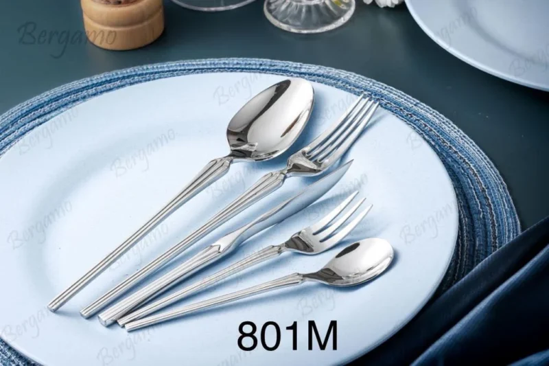 سرویس قاشق وچنگال 52 پارچه 12 نفره برگامو کد 801M Bergamo - Image 1